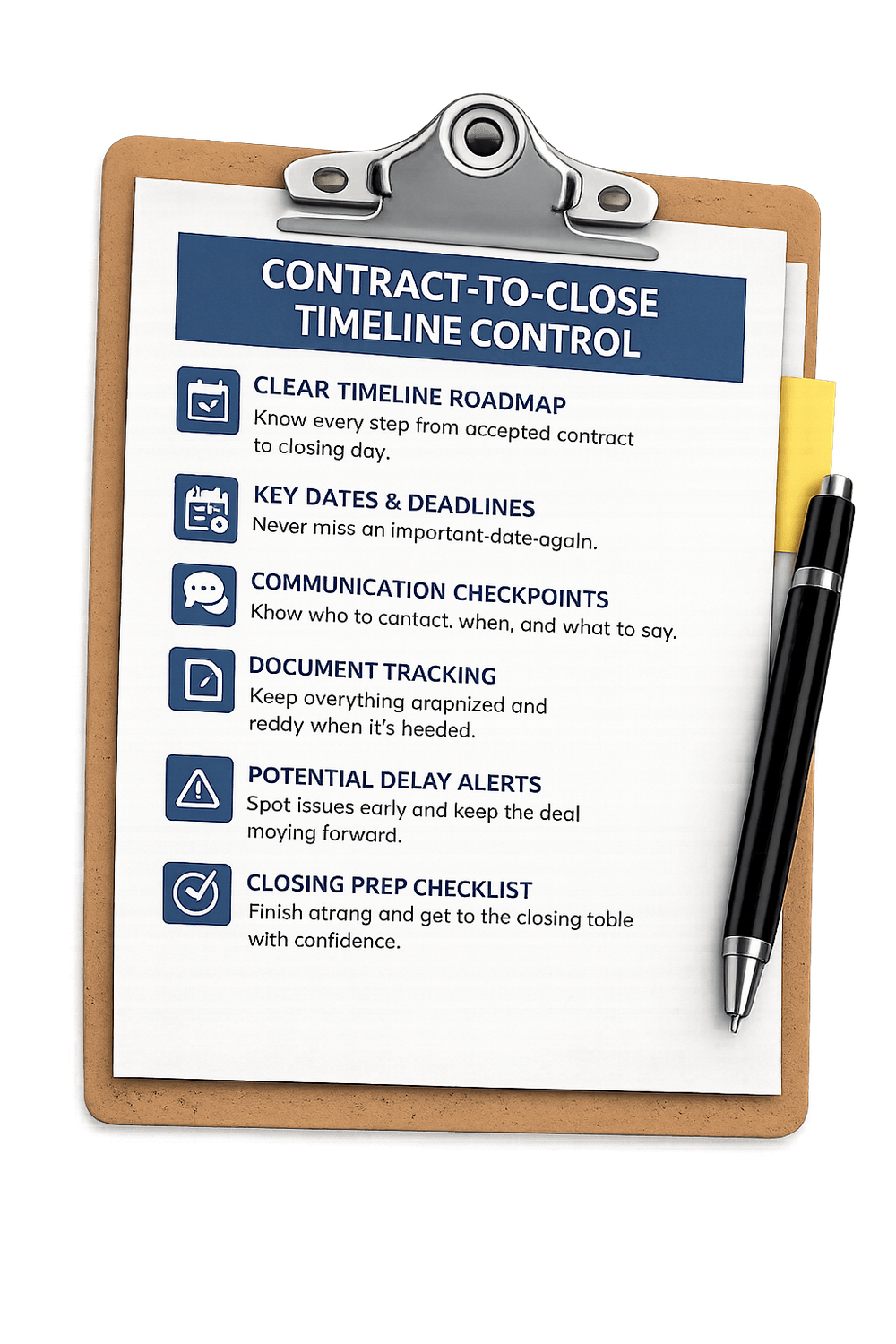Contract-to-Close Timeline Control