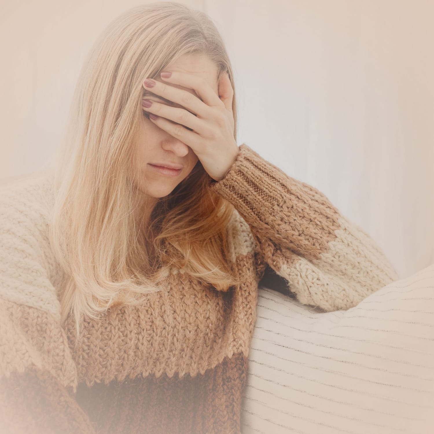 Vivian Reich völlig erschöpft