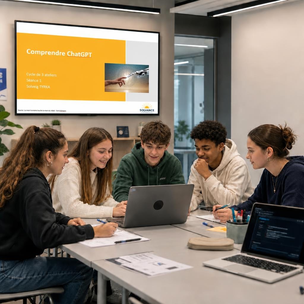 Atelier IA pour adolescents en français