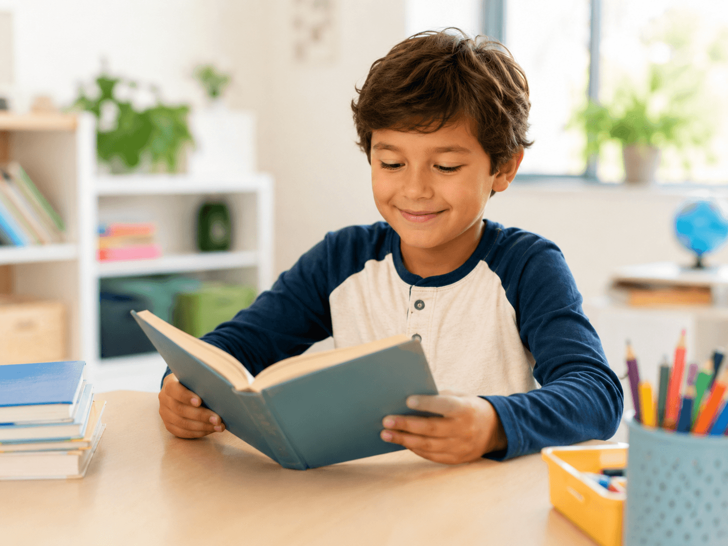Enfant développant sa confiance et son autonomie en lecture