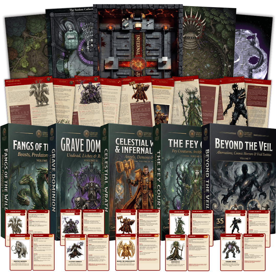 Grimoire Bestiary — The Complete Monster Vault