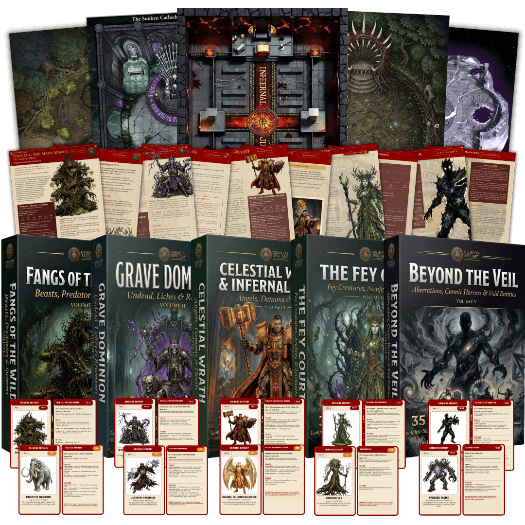 Grimoire Bestiary — The Complete Monster Vault