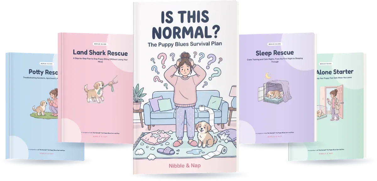 Is This Normal? The Puppy Blues Survival Plan ebook with four bonus guides