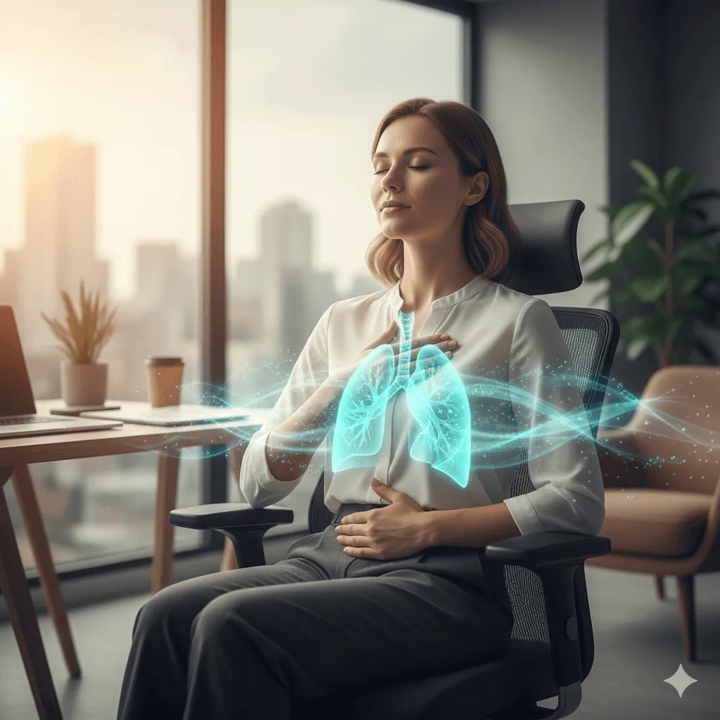 Stress regulatie via ademhaling