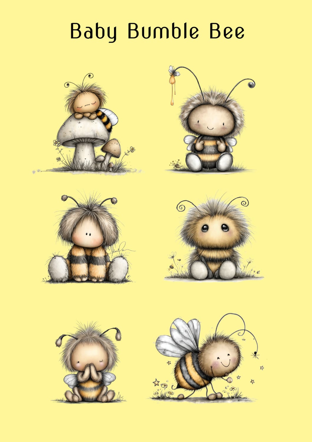 Baby Bumble Bee 002 Rainy Days
