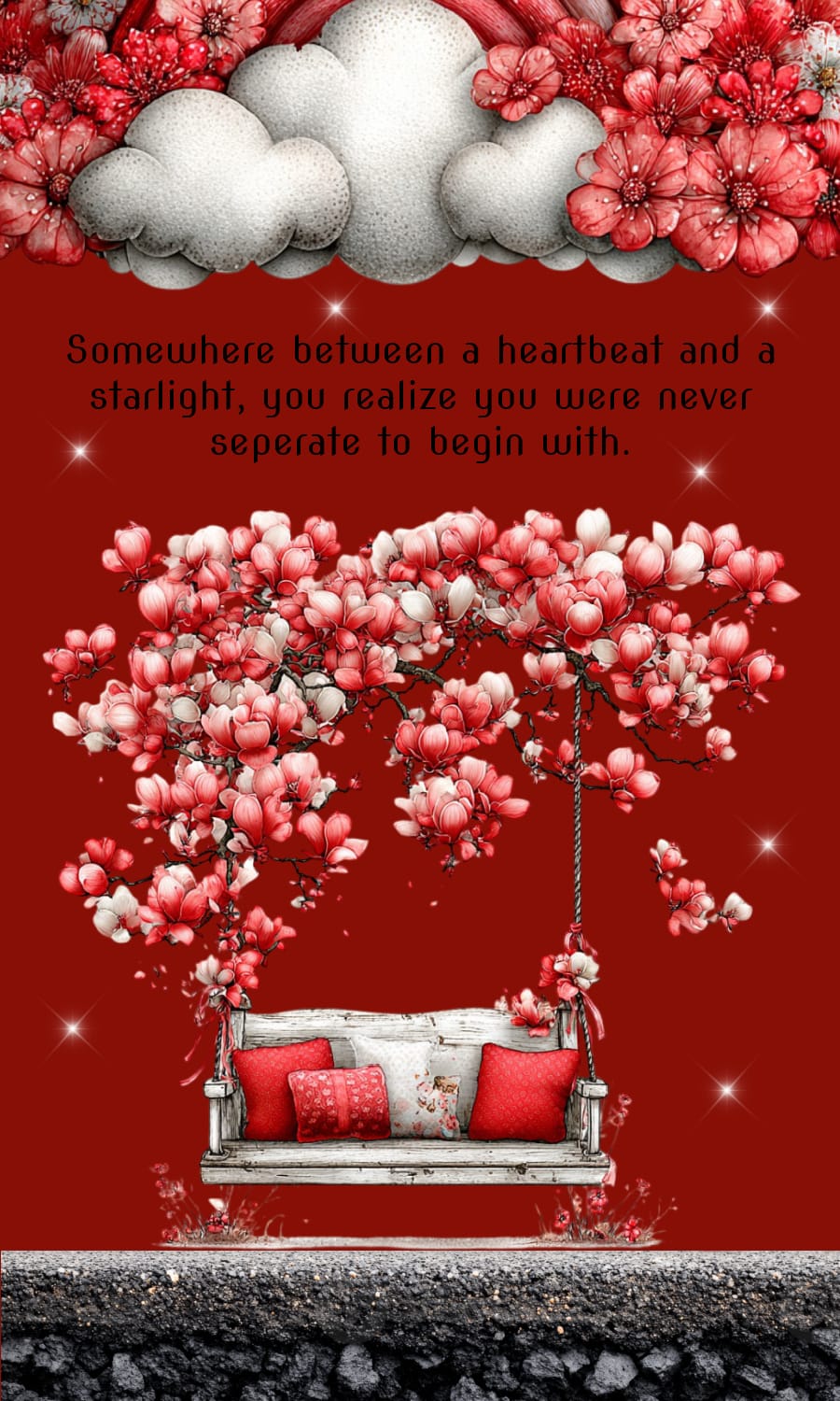 Somewhere between a heartbeat and a starlight Crimson Peak Bookmark