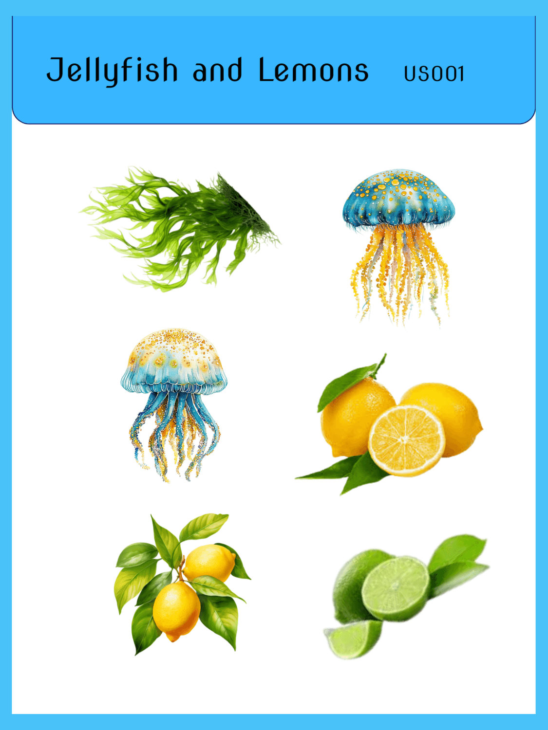Lemons and Jellyfish under the Sea