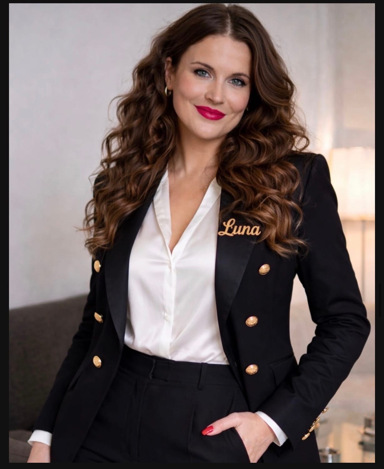 Italian female business mentor portrait