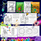 Science Coloring Book Bundle cover
