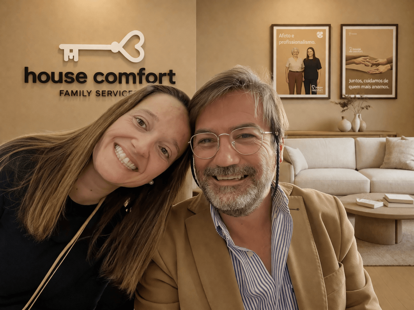 Magda e Bruno, fundadores da House Comfort Lisboa Tejo