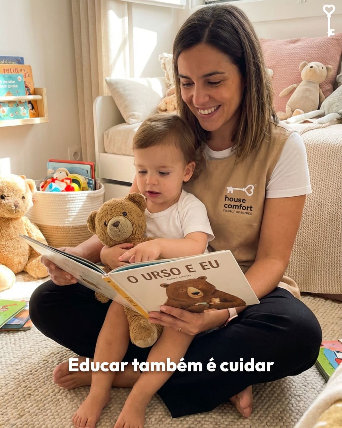 Serviço de cuidado infantil ao domicílio em Lisboa com apoio a criança em casa