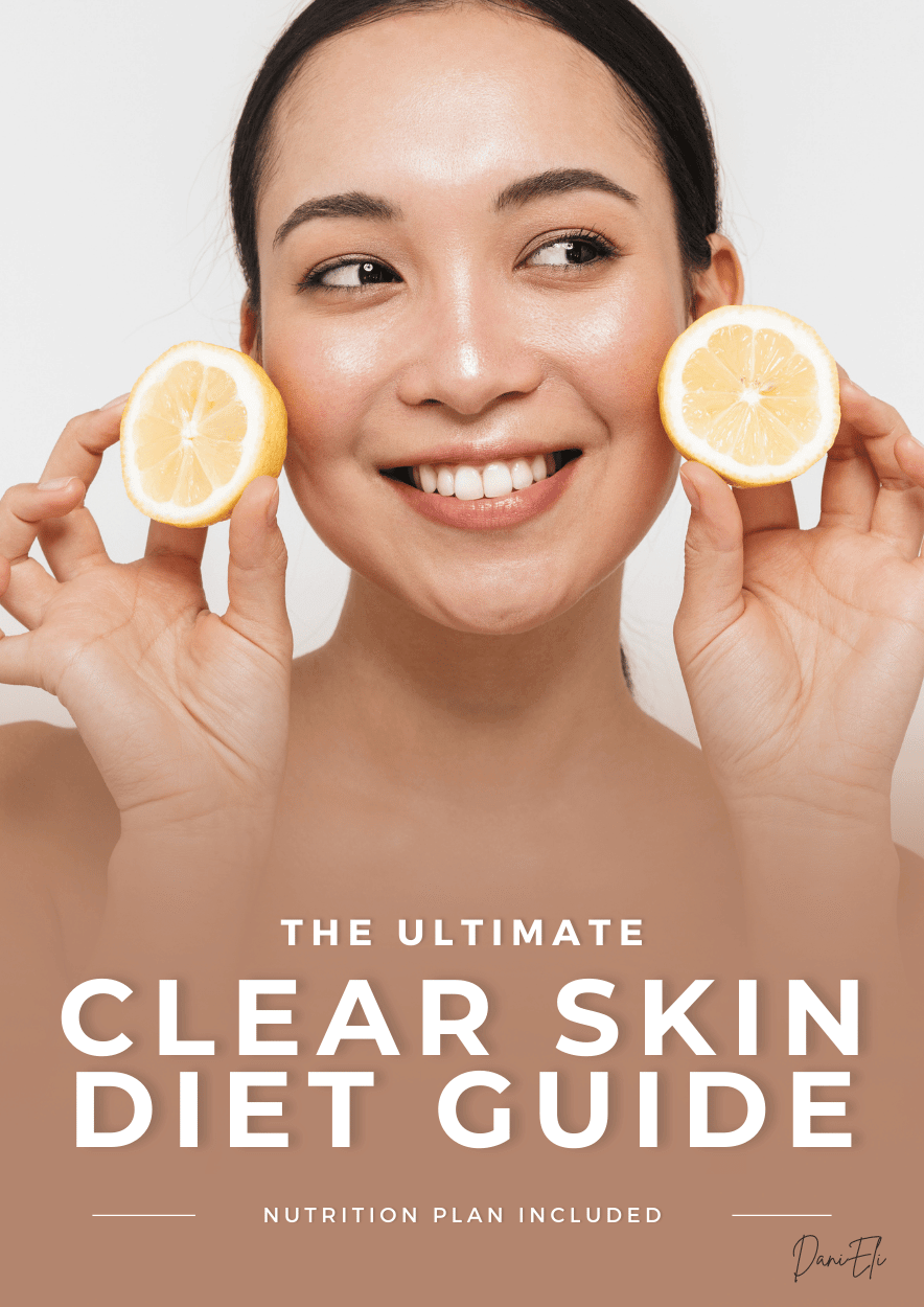 Clear skin diet guide healthy skin concept image