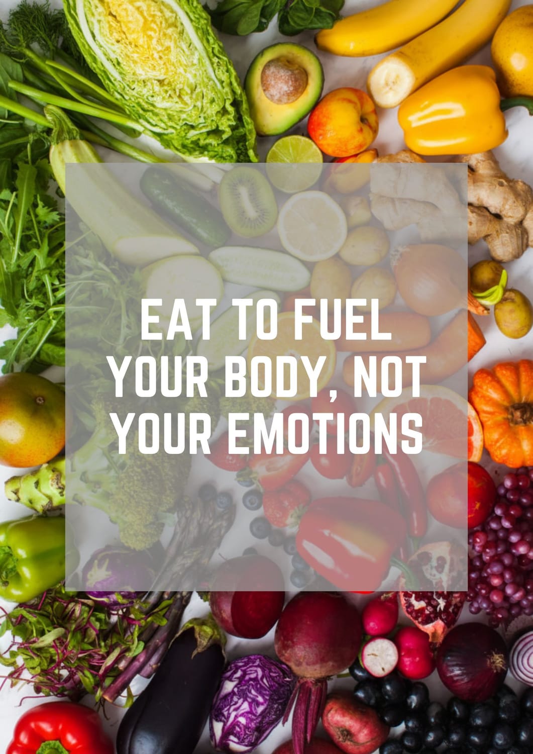 Mindful nutrition guide cover with balanced snack foods