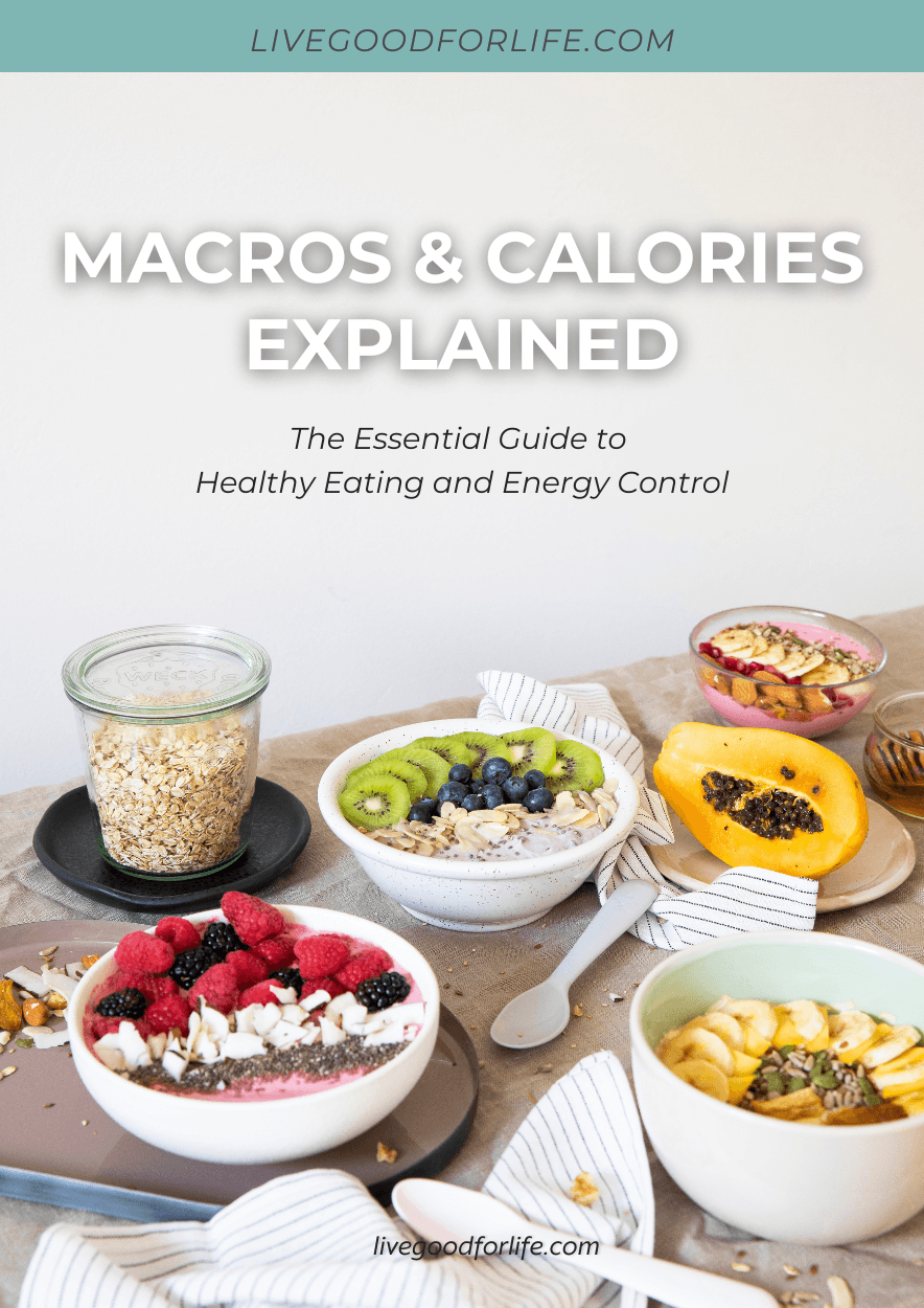 Macros and calories explained healthy meal visual