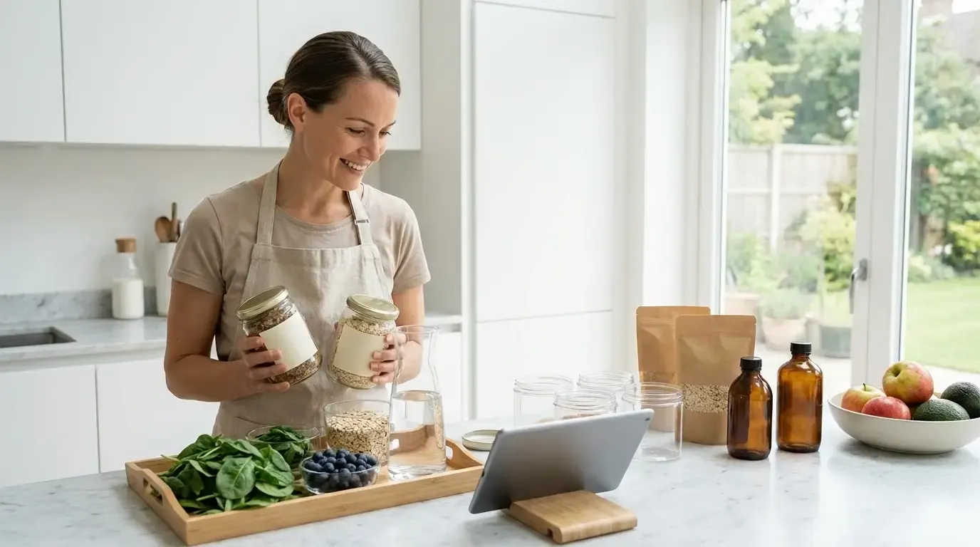 Supplement cost comparison and savings visual