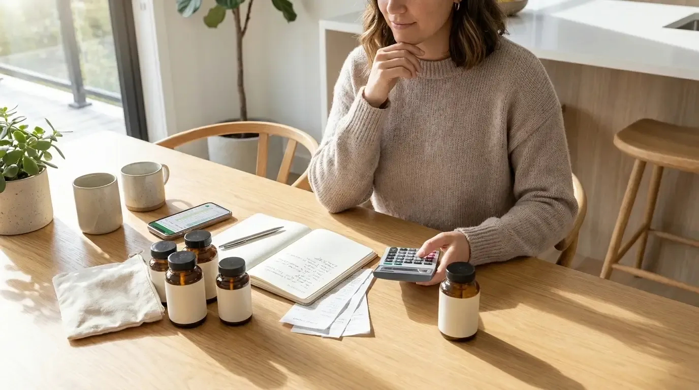 LiveGood savings calculator healthy budget planning image