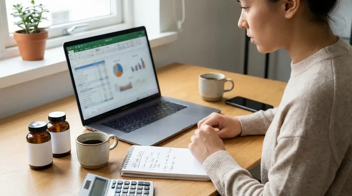 Income planning and affiliate growth calculator image