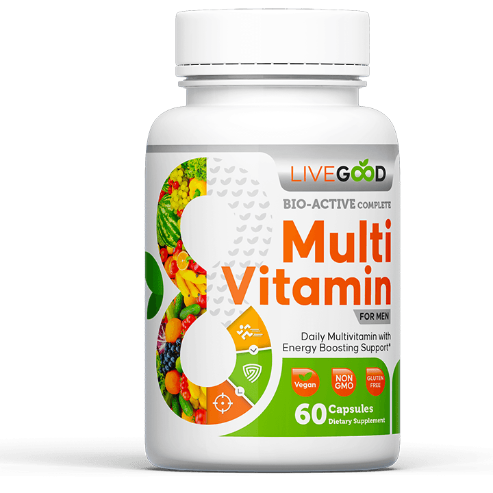 LiveGood Bio-Active Complete Multi-Vitamin For Men front image