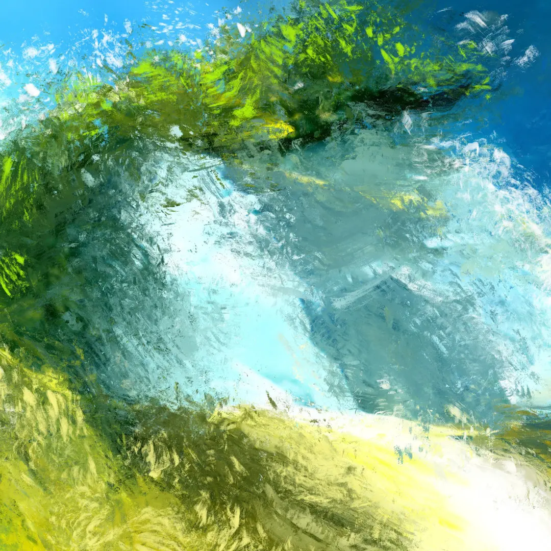 Man In Landscape by Michael Quarz