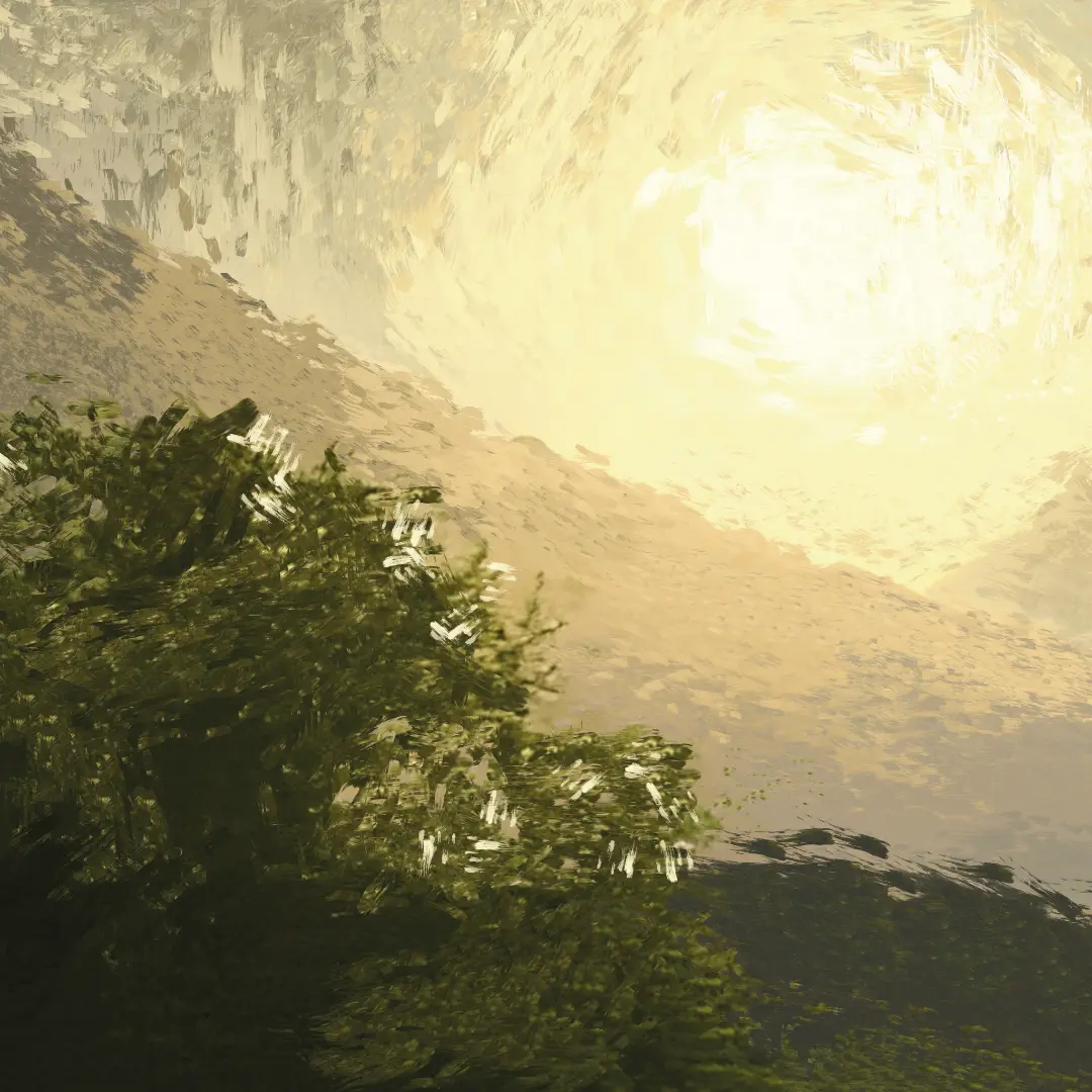 Green Landscape 1 by Michael Quarz