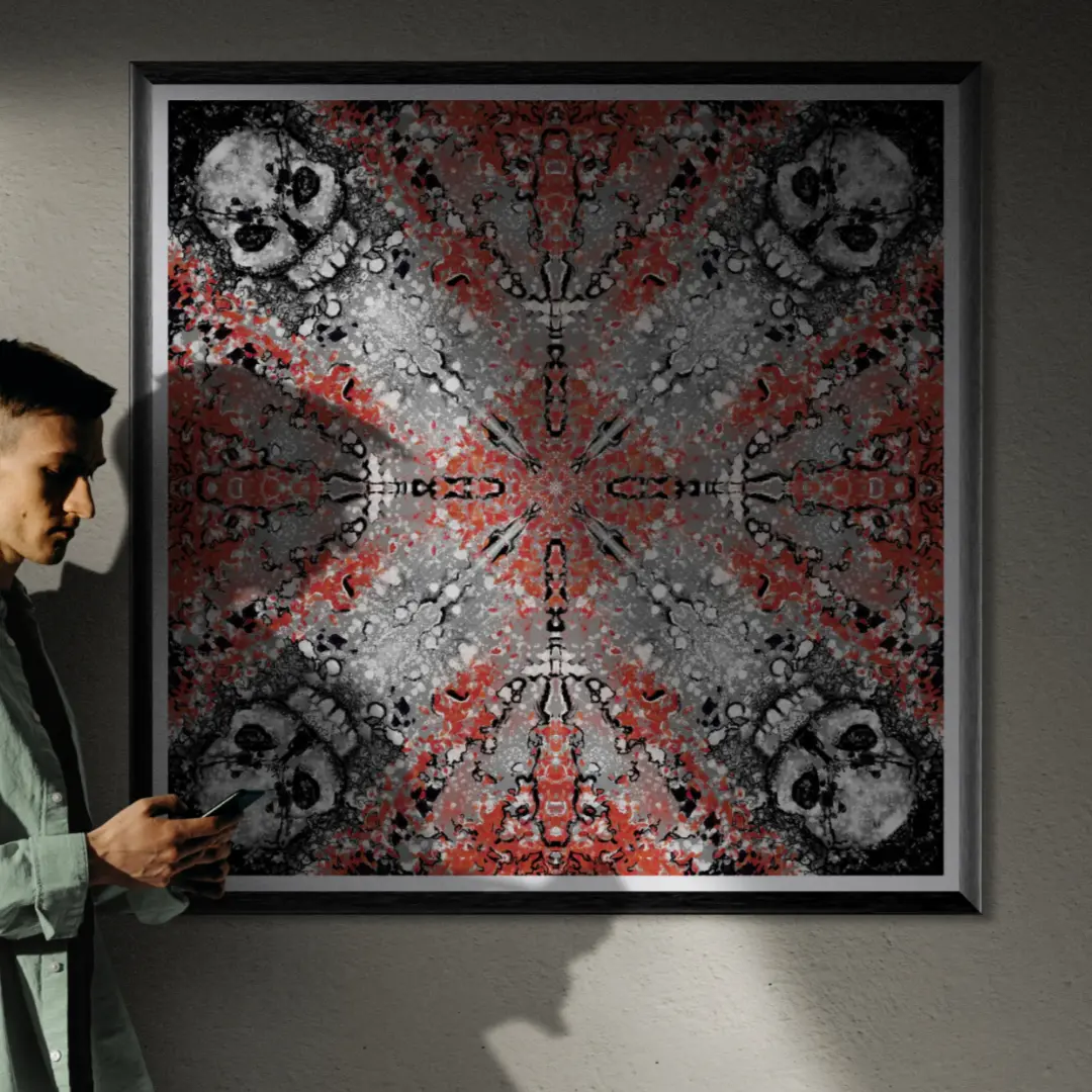 Kaleidoscope Skulls 1 by Michael Quarz