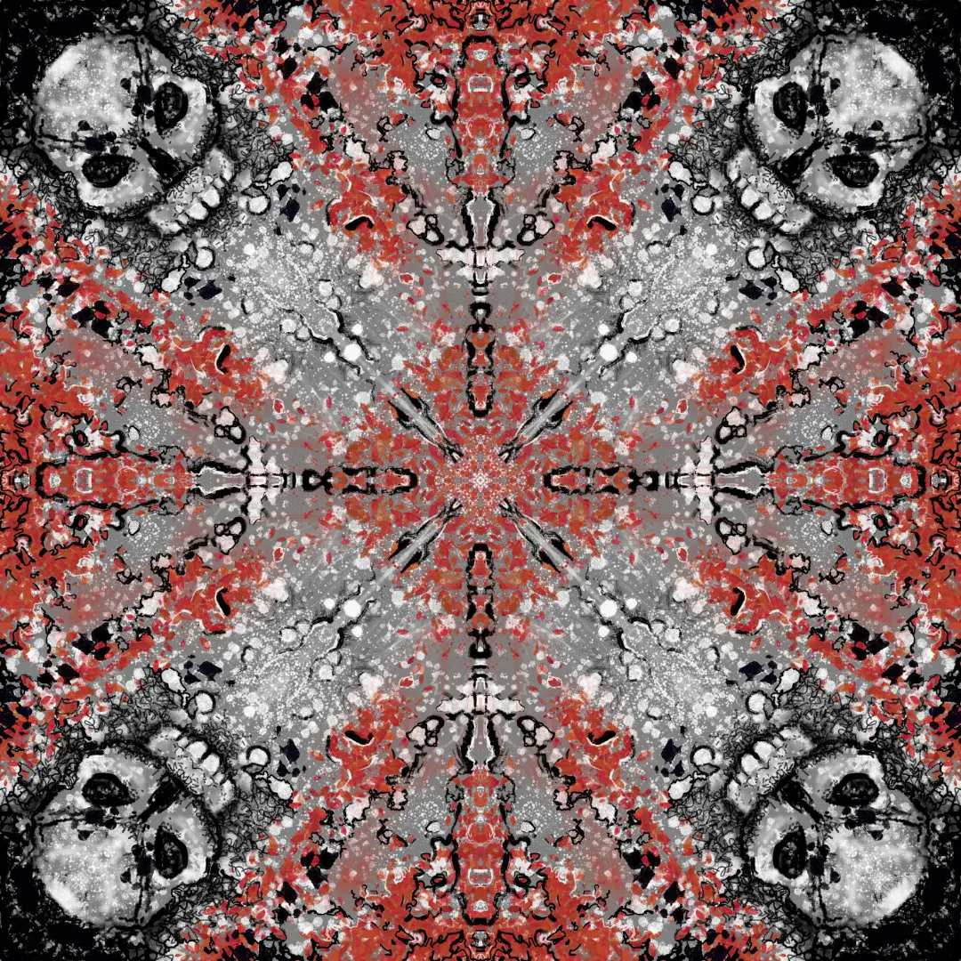 Kaleidoscope Skulls 1 by Michael Quarz