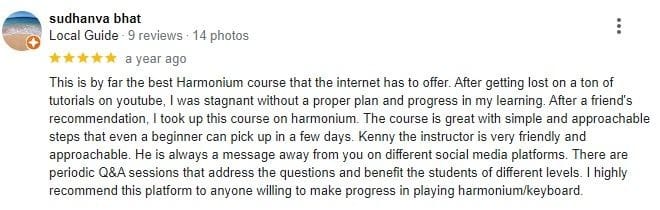Sudhanva Google review