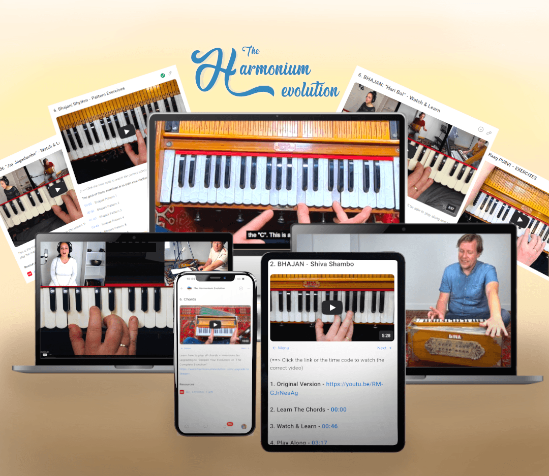 The Harmonium Masterclass on your devices