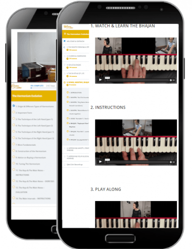 The Harmonium Evolution on mobile