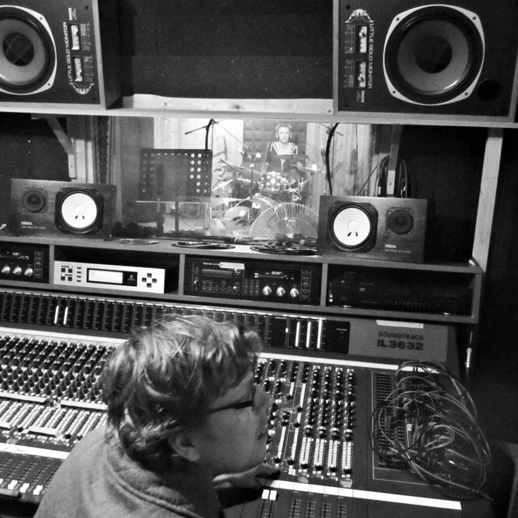 Kenny Clarys in the recording studio