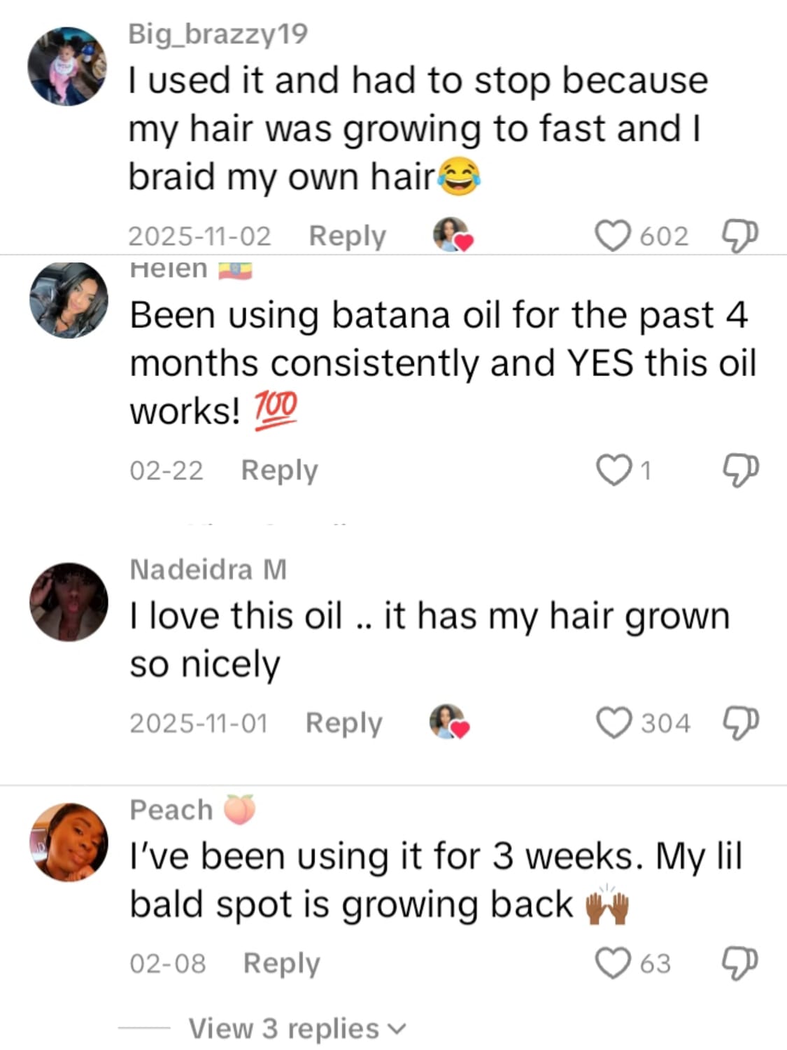 Customer review screenshot