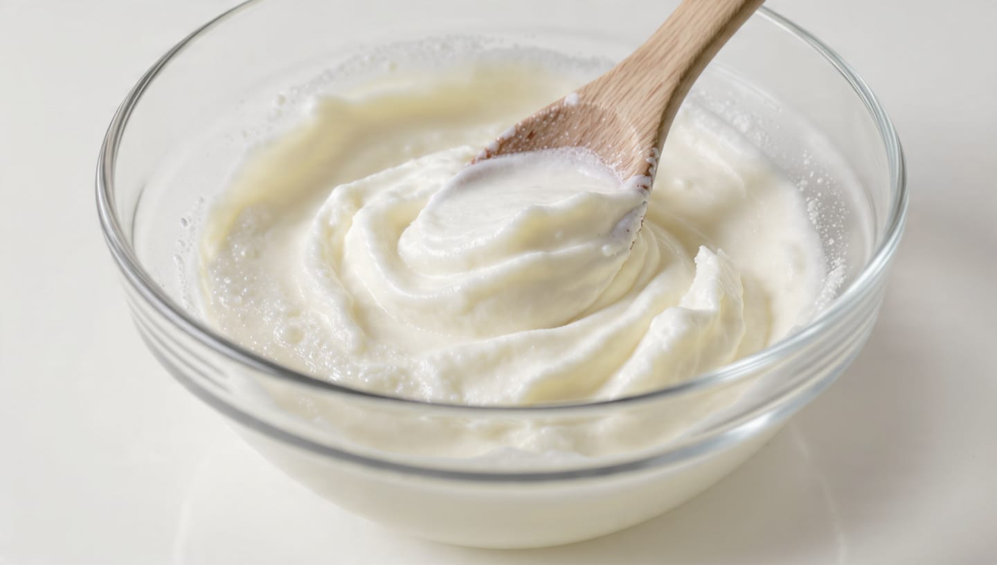 Mixing the ingredients for the best shampoo bar recipe.