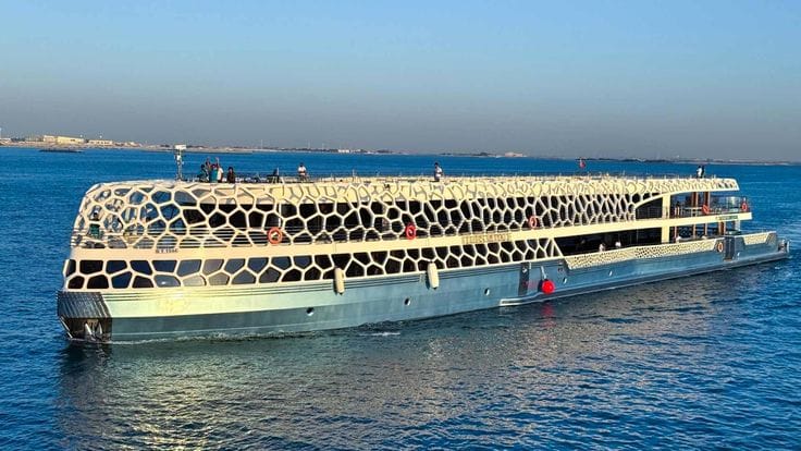 Lotus Mega Yacht Dinner Cruise Dubai Luxury Yacht