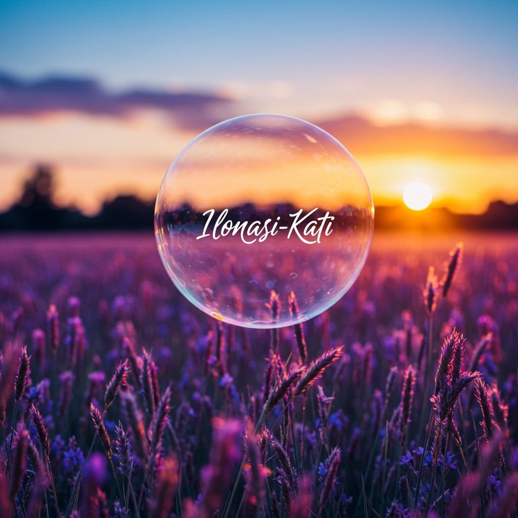 Ilonasi-Kati saippuakupla maisemassa