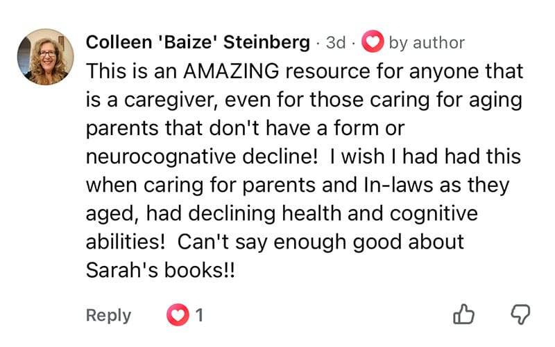 Caregiver testimonial