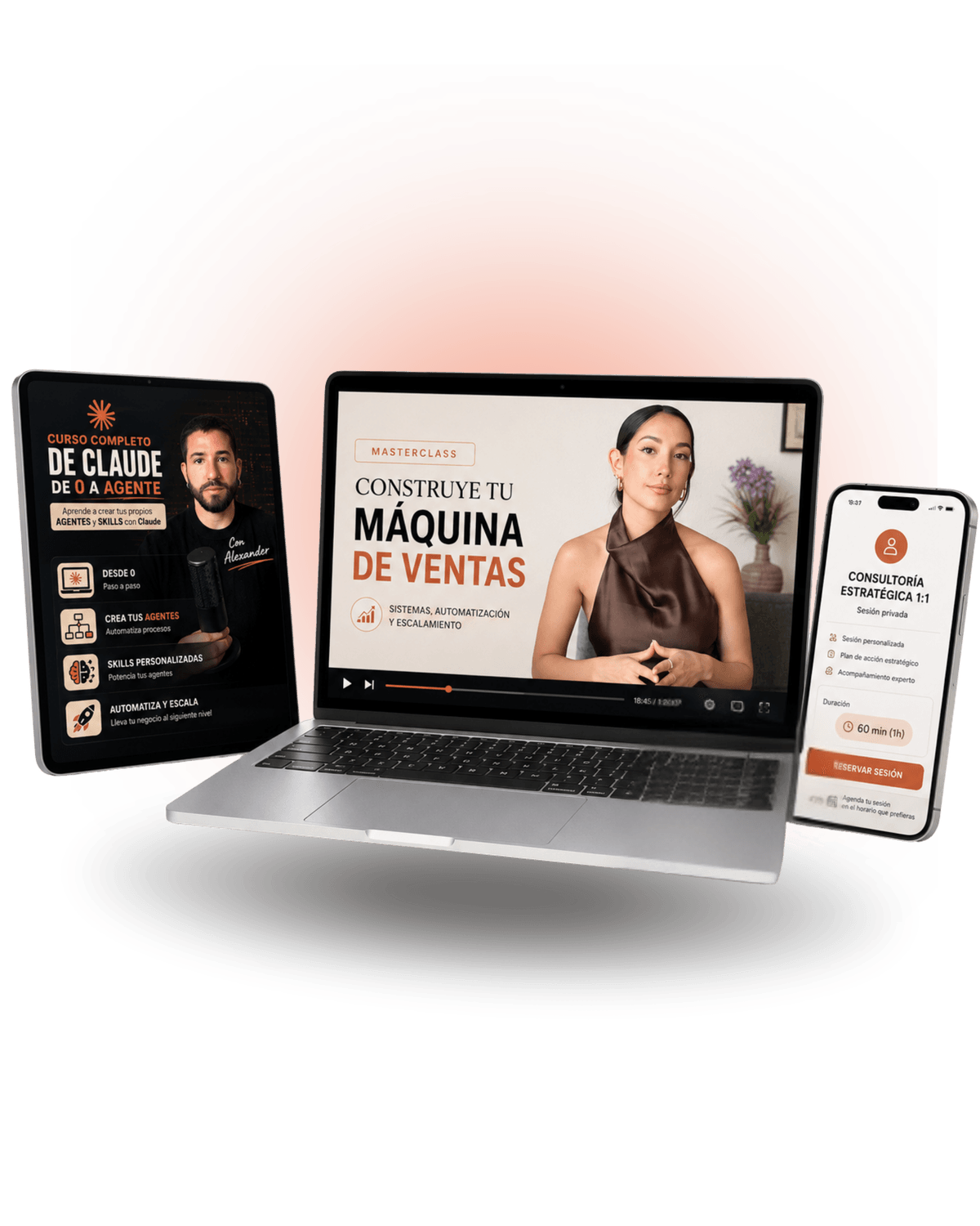 De Clicks a Clientes &middot; Intensivo de M&aacute;quina de Ventas: intensivo, bonus de automatizaci&oacute;n y consultor&iacute;a privada