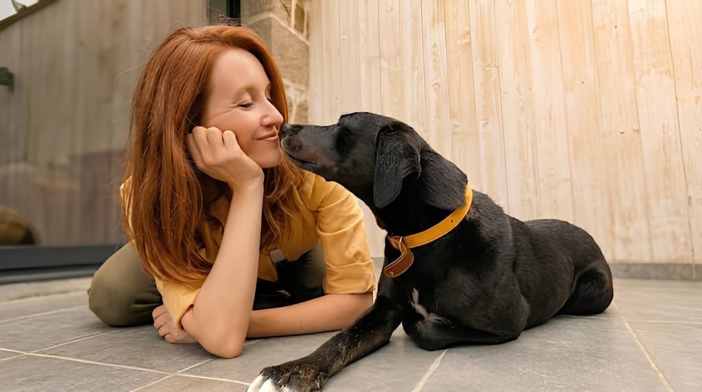Alice avec son chien