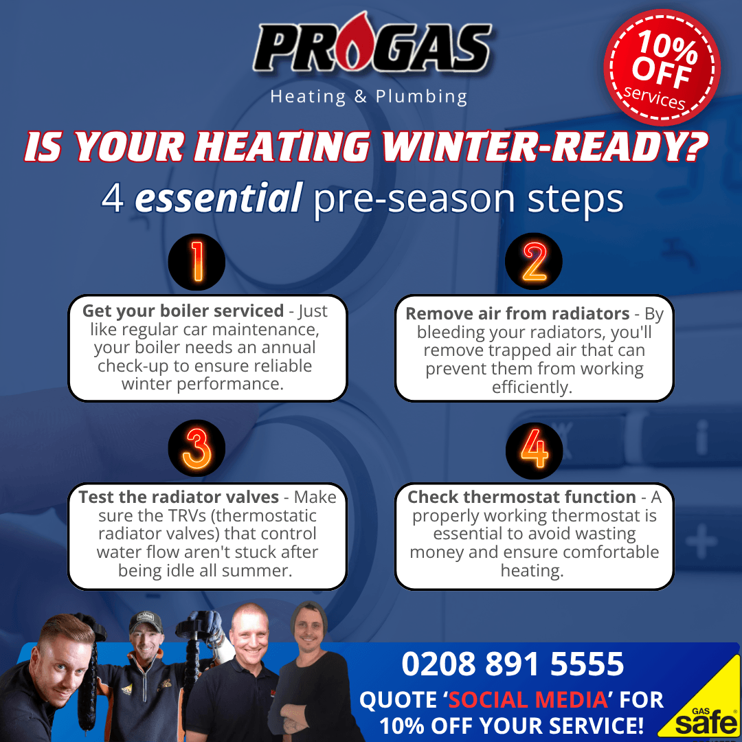 Is your heating winter ready? Four pre-season steps