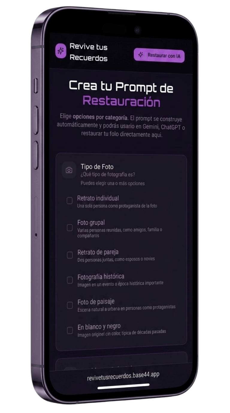 App Revive tus Recuerdos