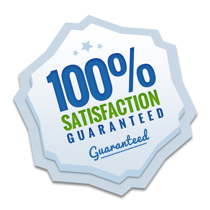 100% Satisfaction Guarantee badge