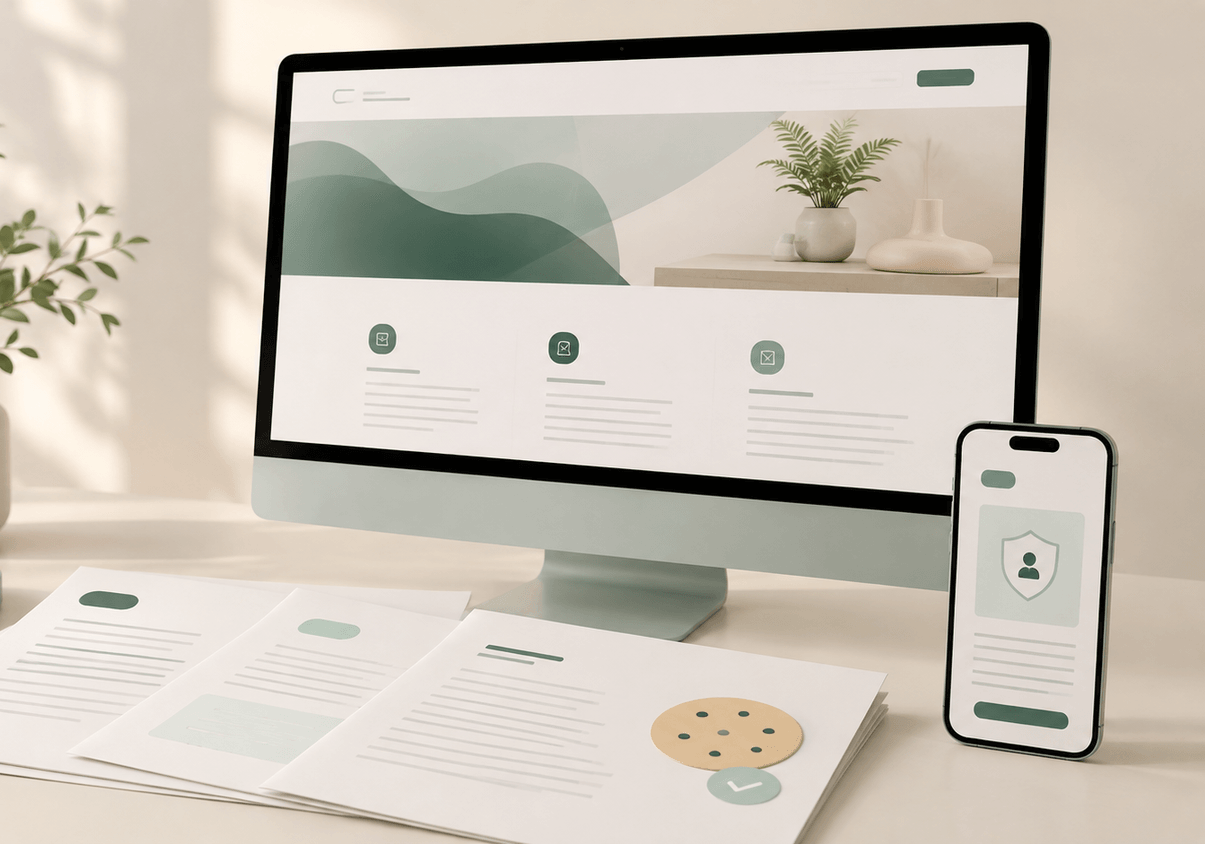 Textos legales y cookies de una web