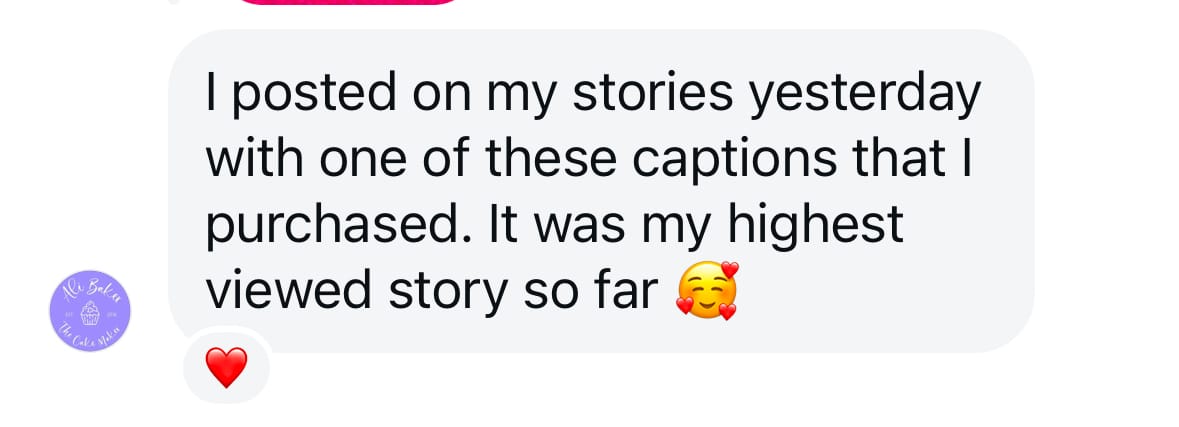 Captions example