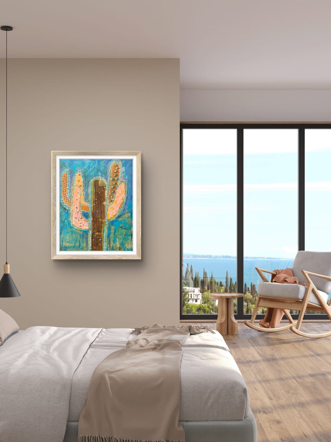 The Cactus, in a bedroom