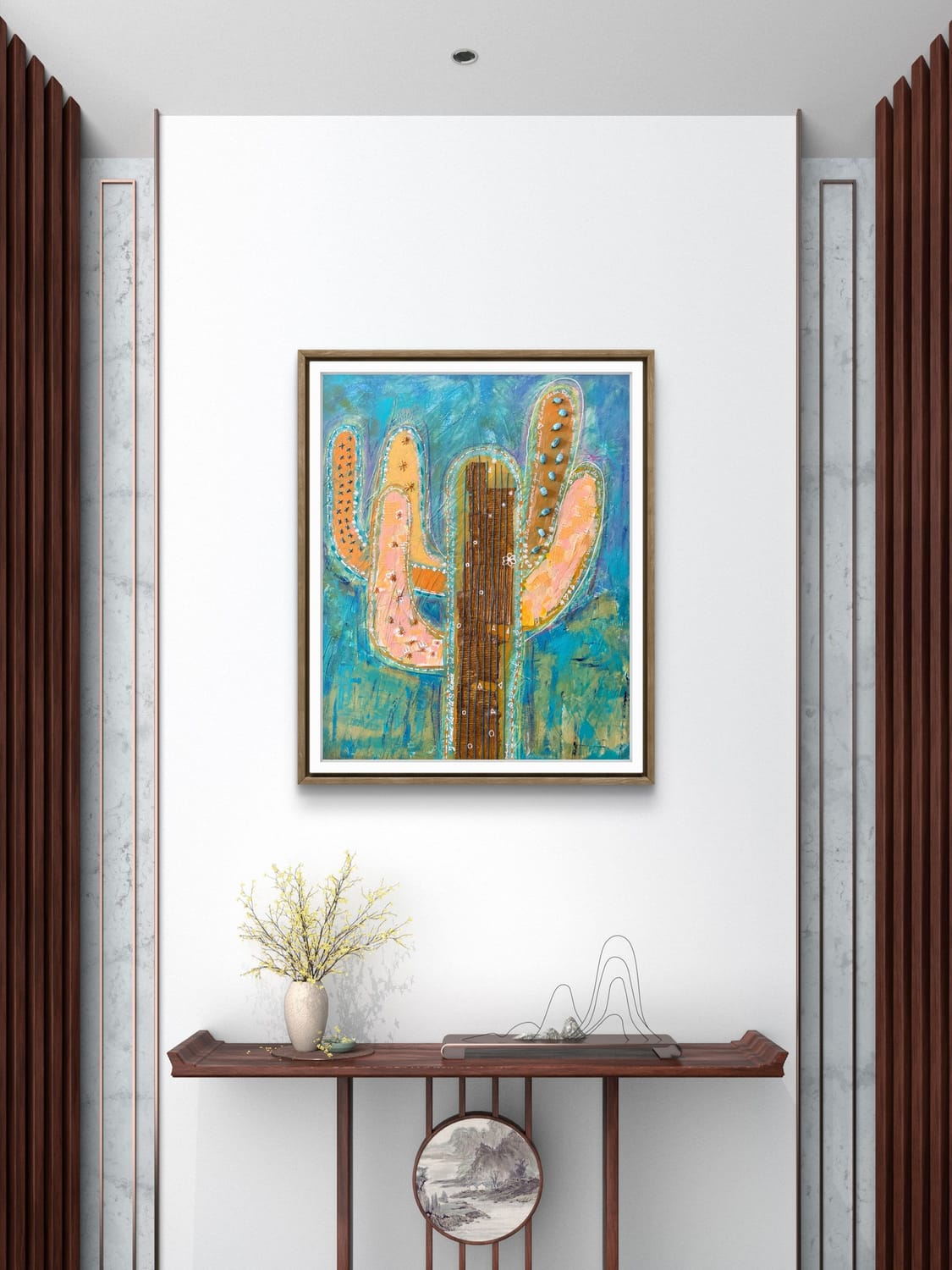 The Cactus, in an entryway
