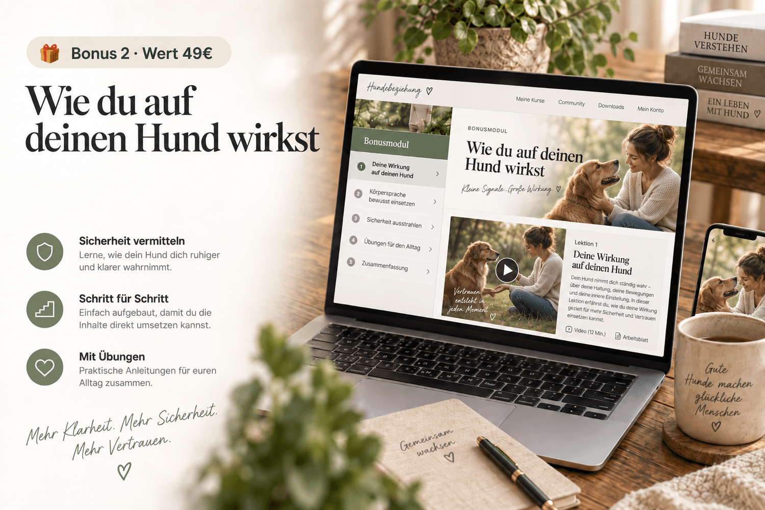 Zusatzmodul: Wie du auf deinen Hund wirkst