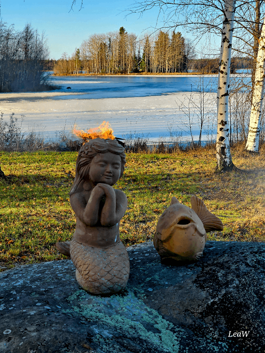 Keväinen näkymä rannasta