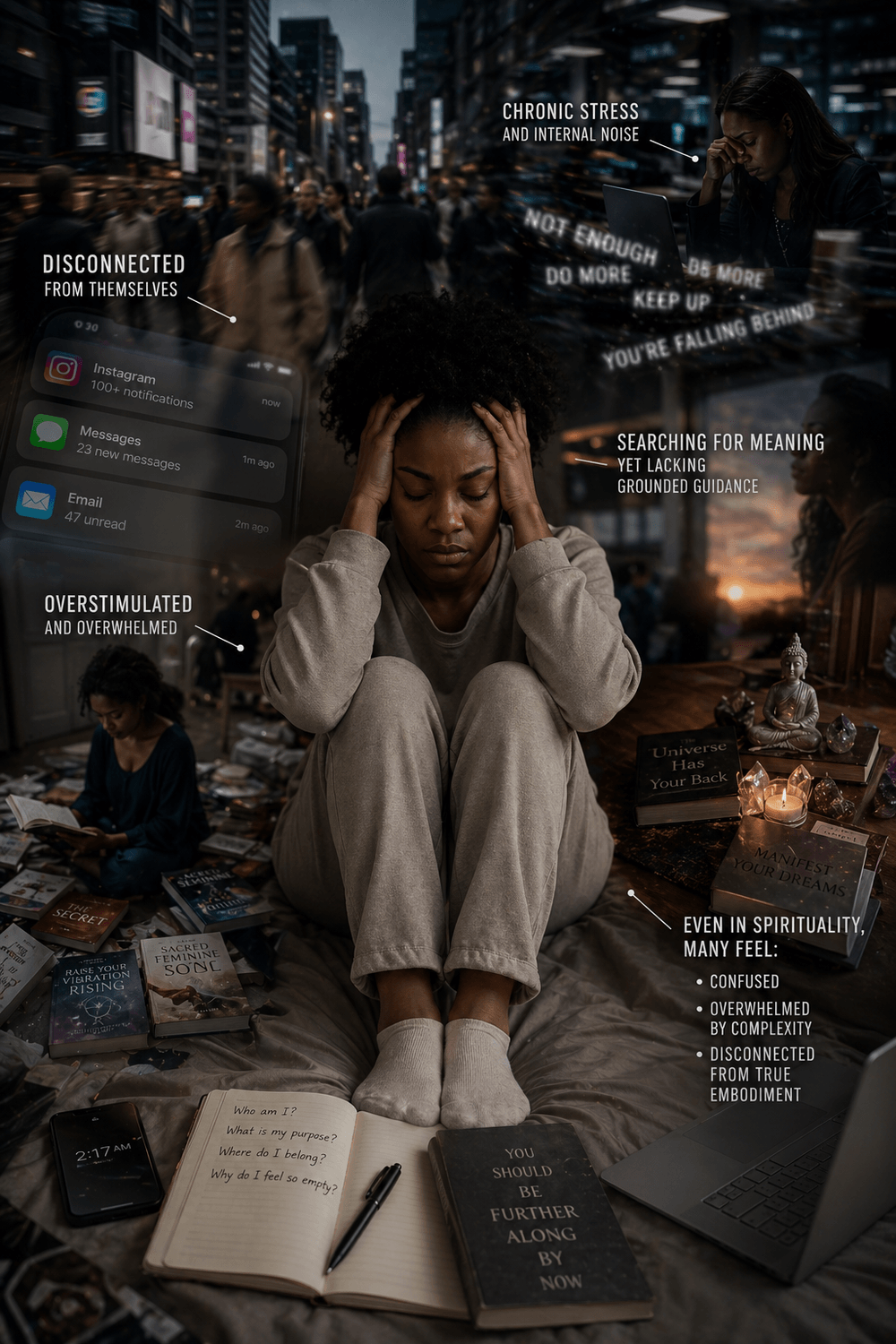 The problem: disconnection, overwhelm and chronic stress in modern life