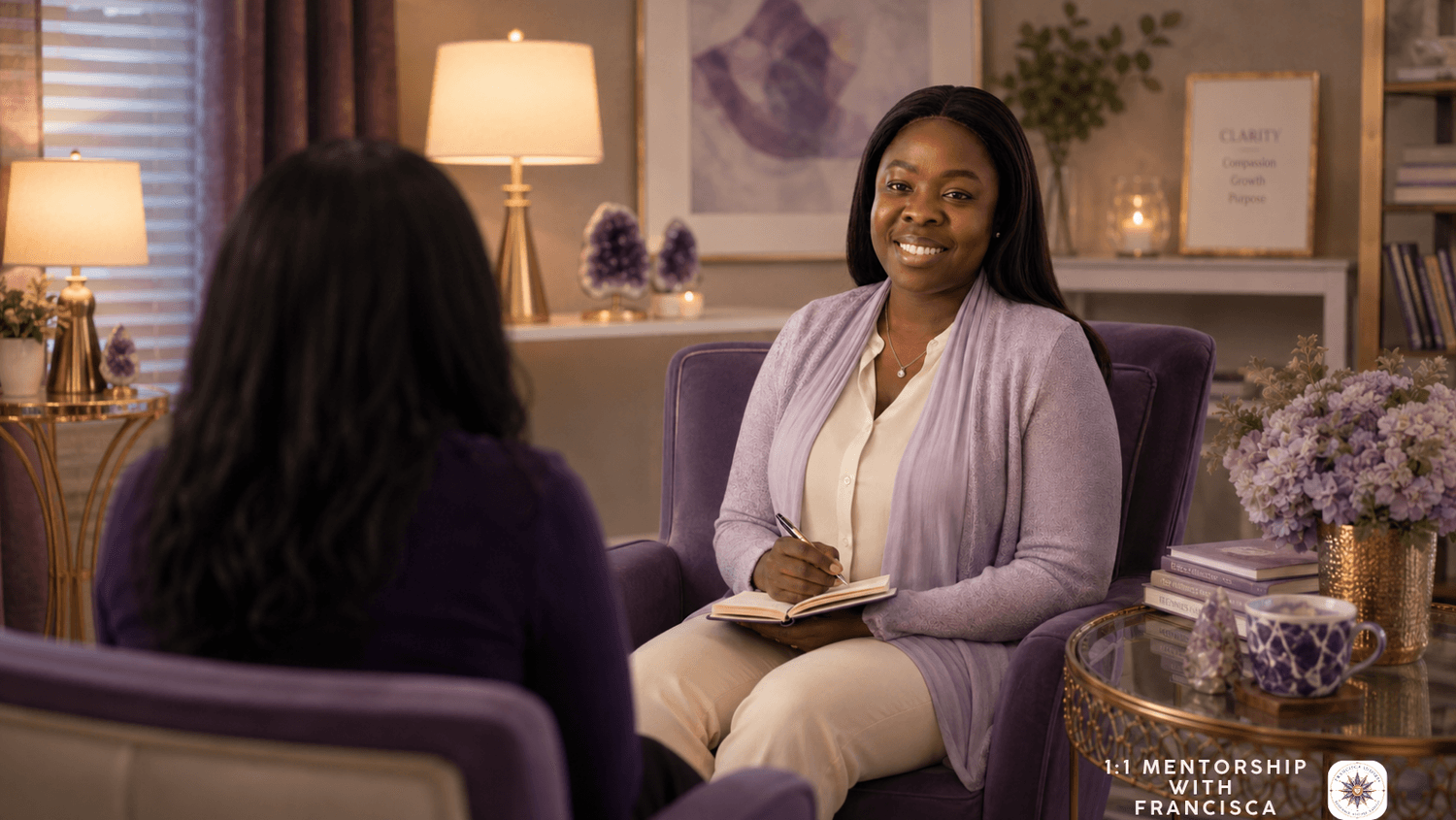 1:1 mentorship with Francisca Dapaah, a three-month container of devoted guidance