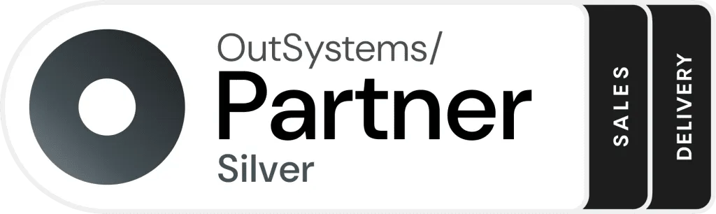 OutSystems Silver Partner Sales and Delivery badge