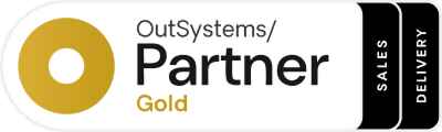 OutSystems Gold Partner Sales and Delivery badge